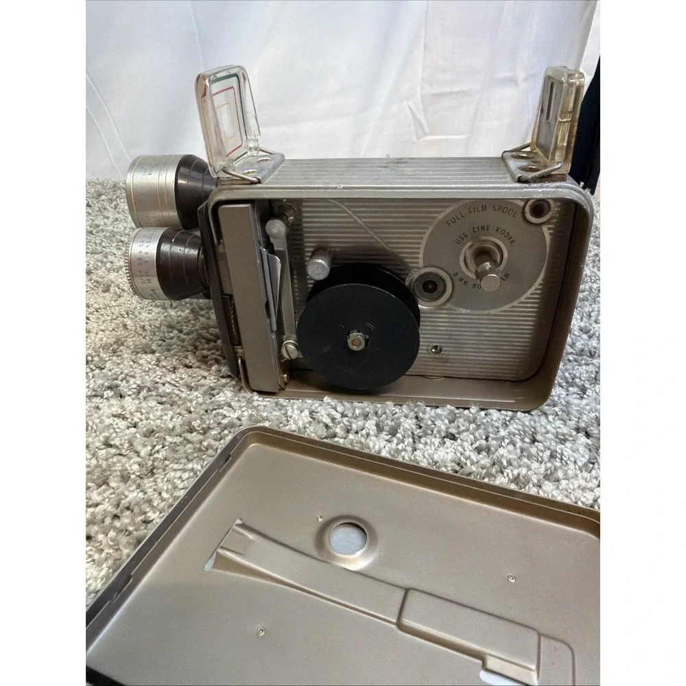 Kodak Brownie 8 mm Movie Camera with 3 lens Turret f/1.9